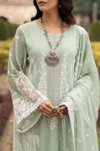 Embroidered Long Shirt with Capri - Thumbnail 4