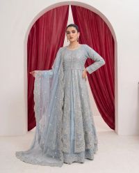 Pearl & Sequin Embroidered Maxi - Thumbnail 4