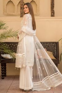Hand-Embellished Chiffon Suit - Thumbnail 3