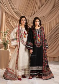 Kashmiri Stitch Embroidered with Loose Trouser - Thumbnail 1