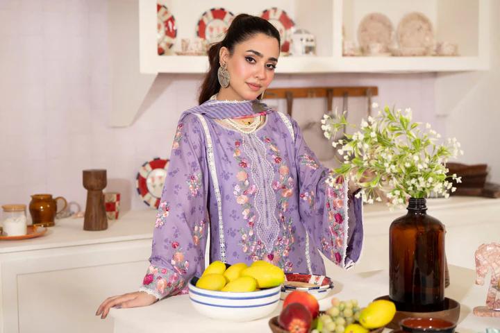 Lawn Embroidered Ensemble - Image 3