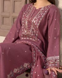Festive Cotton Jacquard Suit - Thumbnail 4