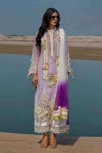 Cotton Chikan 3D Embroidered - Thumbnail 18