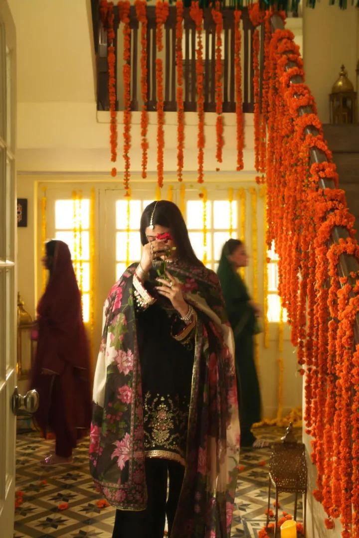 Midnight Floral Festive Suit - Image 7