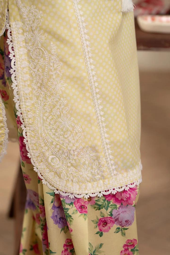 Lawn Suit with Farshi Shalwar - Image 5