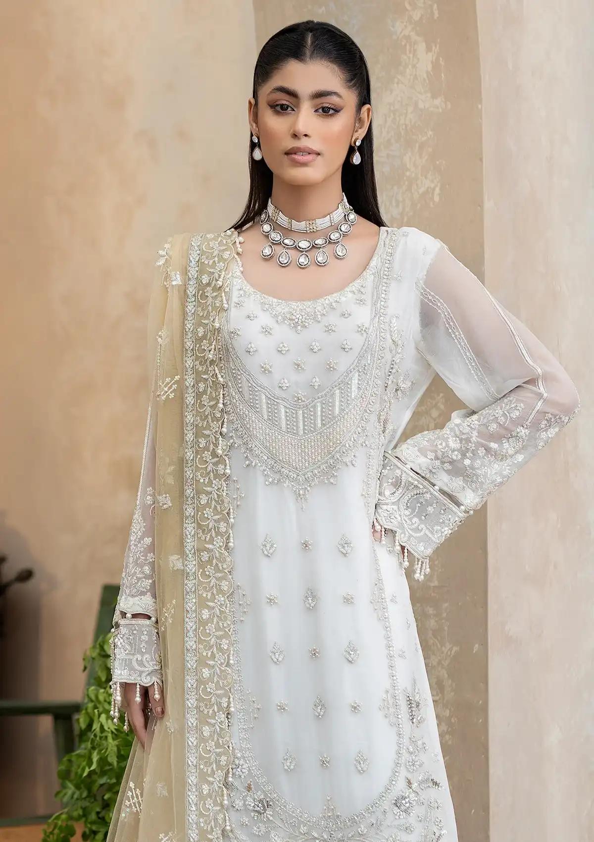 Embroidered Organza Suit - Image 2