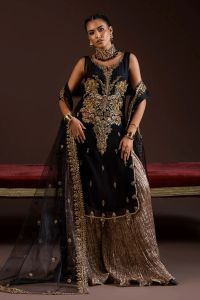 Kora Dabka Chiffon Shirt & Gotta Work Dupatta - Thumbnail 2