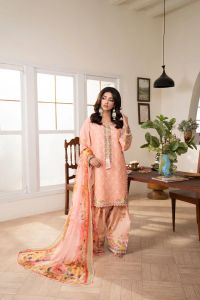 Embroidered Lawn Suit - Thumbnail 1