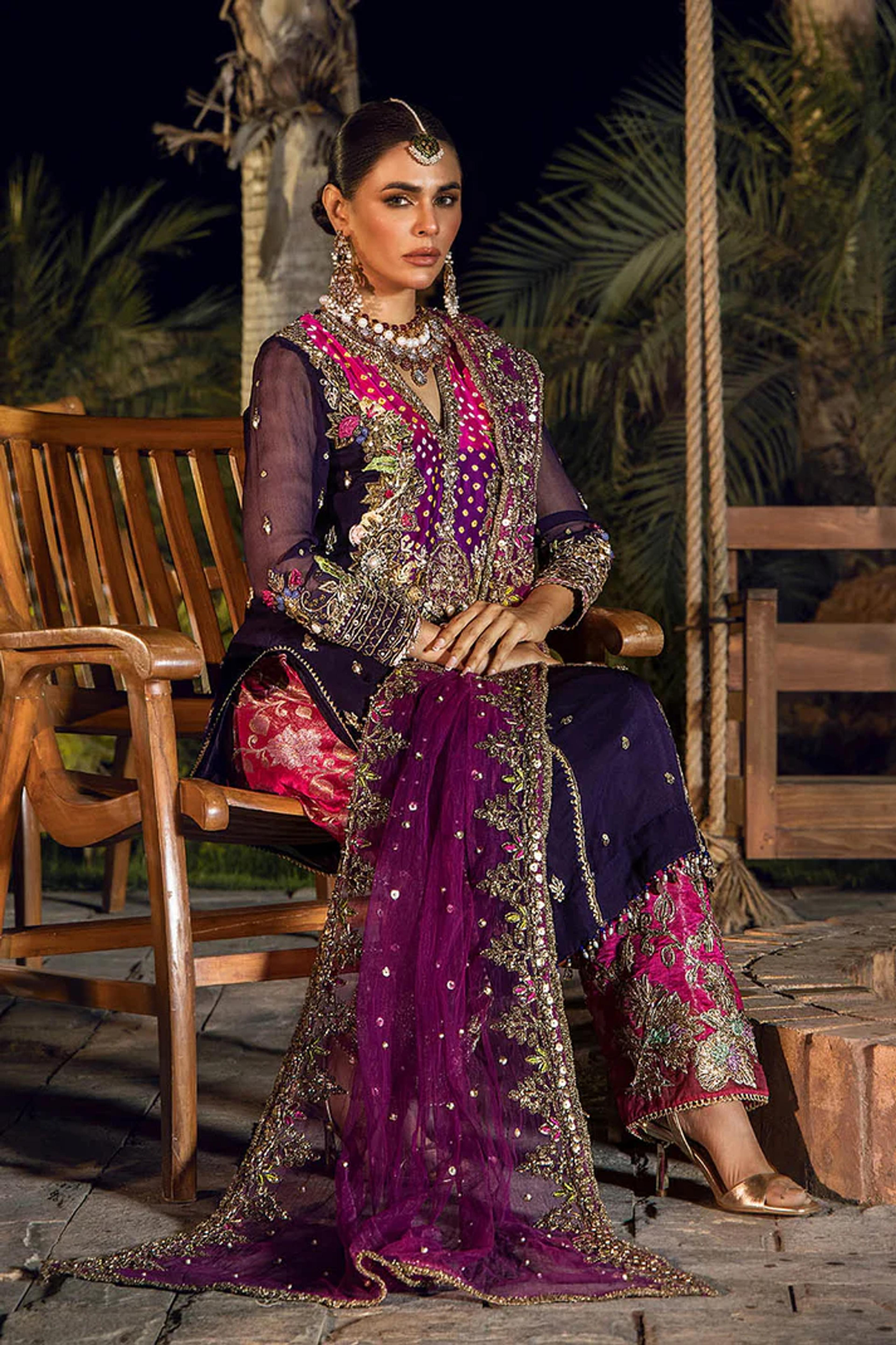 Kora Dabka Chiffon Chunri Shirt - Thumbnail 5
