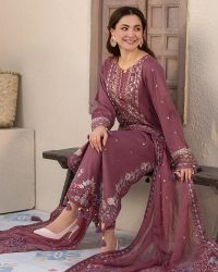 Festive Cotton Jacquard Suit - Thumbnail 2