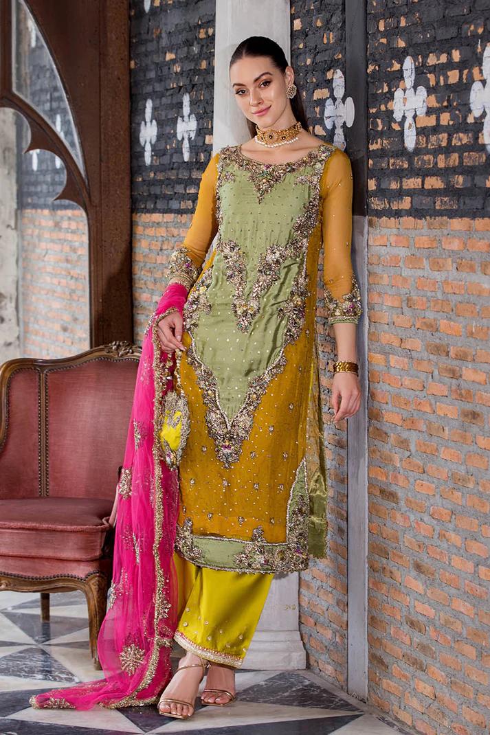 Hand-Worked Pure Organza Formal Wear - Image 15