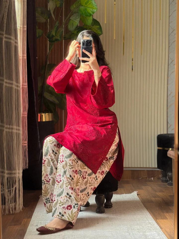 Breezy Printed Lawn Duo with Farshi Drape - Image 2