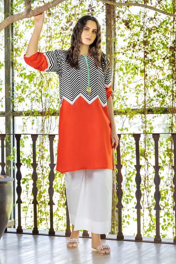 Embroidered 2-Piece Printed Cotton Lawn Suit - Image 11