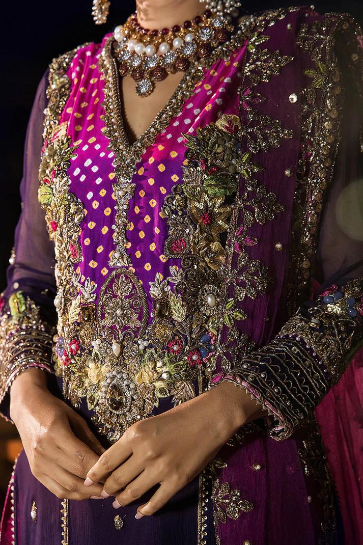 Kora Dabka Chiffon Chunri Shirt - Image 11