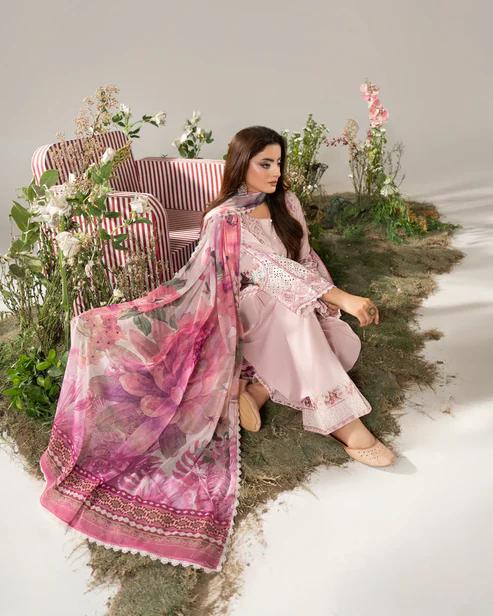 Embroidered Short Shirt with Farshi Shalwar - Image 14