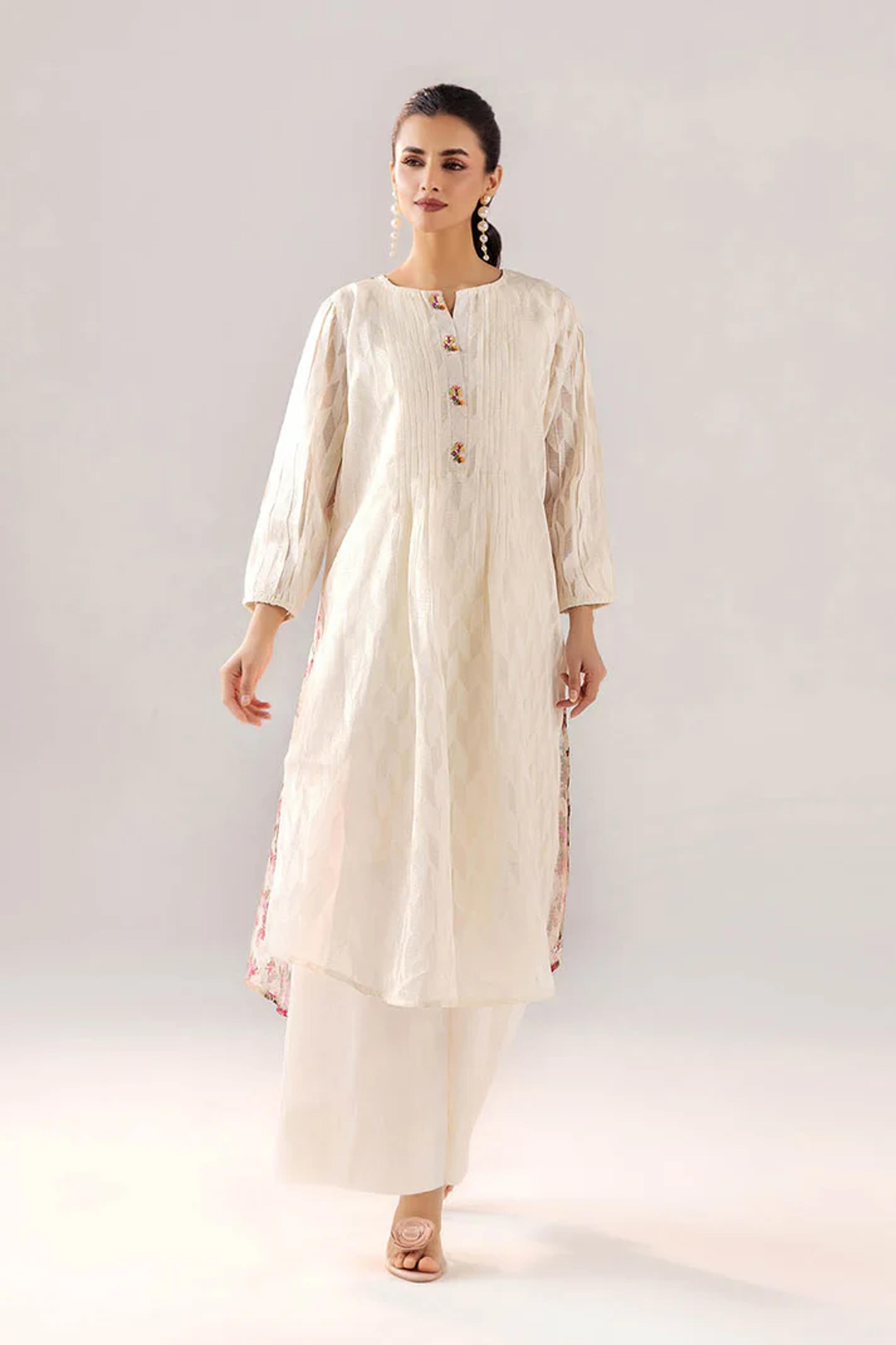 Beads Work Brochette Shirt - Thumbnail 9