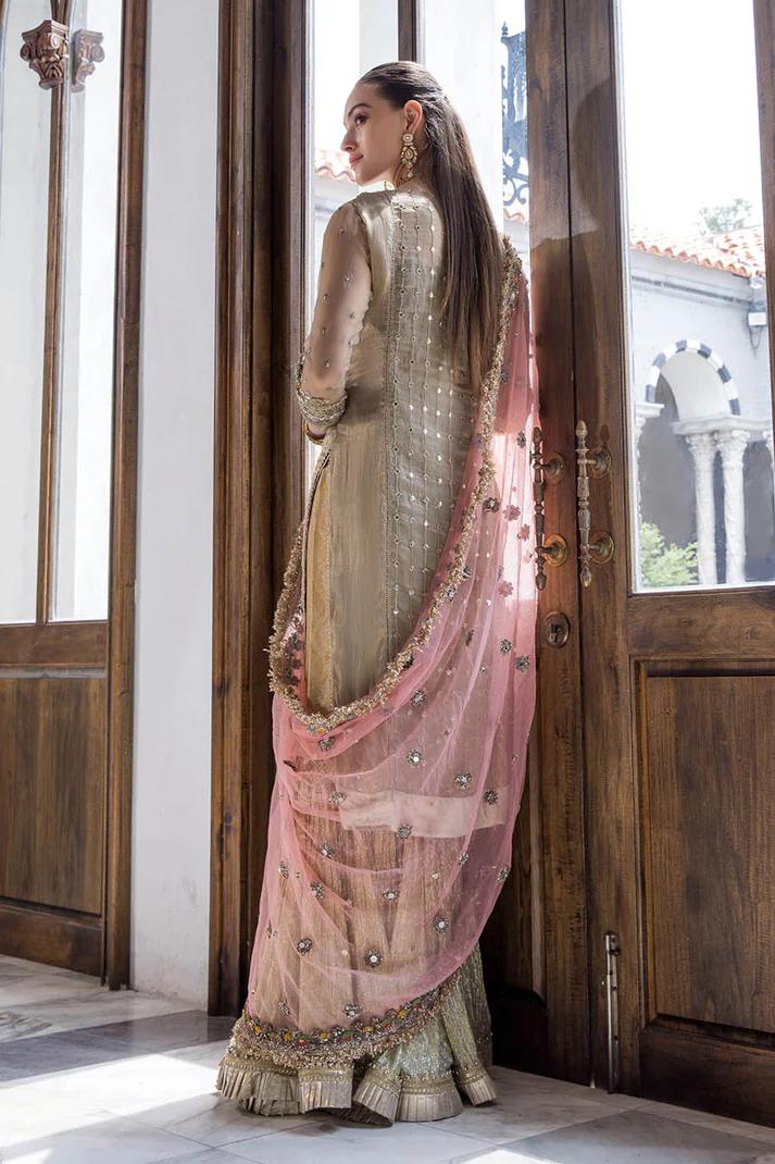 3D Zardozi Mesuri Shirt & Indian Crush Silk - Image 10