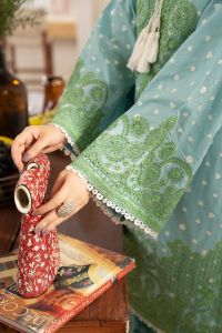 Flowing Farshi Elegance Printed Lawn Suit - Thumbnail 5