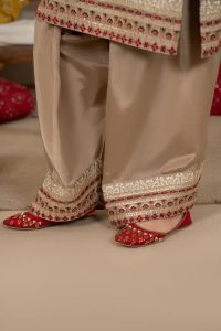 Embroidered Tilla Sequin Suit - Thumbnail 14