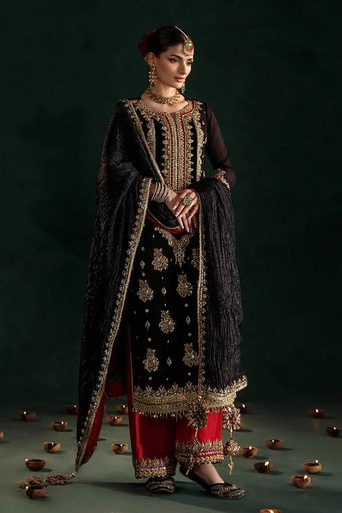 Chiffon & Silk Suit with 2Tone Dupatta - Image 3
