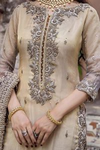Hand-Embroidered Festive Suit - Thumbnail 6