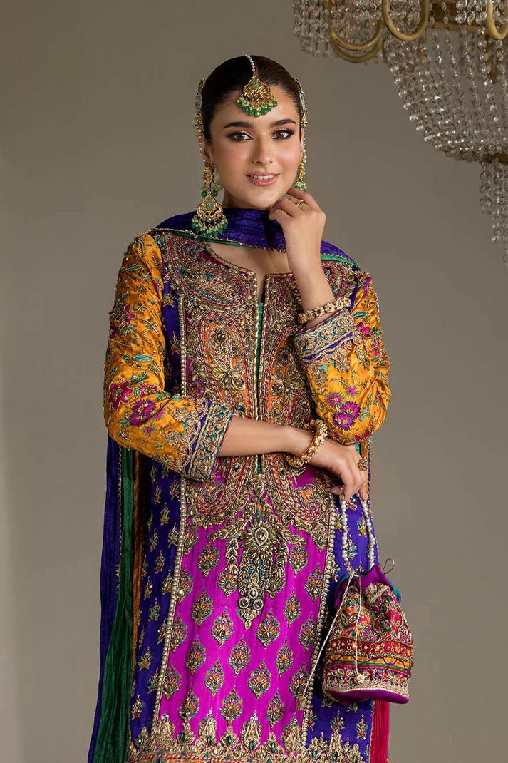 Kora Dabka Resham Silk Suit - Image 2