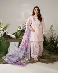 Chikankari Short Shirt&Farshi Shalwar - Thumbnail 9