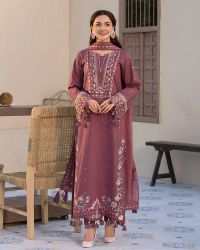 Festive Cotton Jacquard Suit - Thumbnail 1