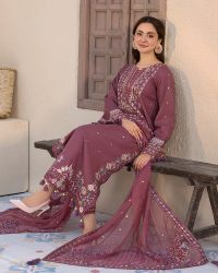 Festive Cotton Jacquard Suit - Thumbnail 6