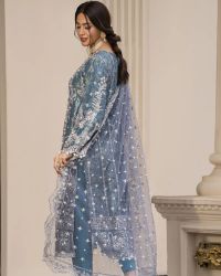 Sheer Net 3-Piece Suit - Thumbnail 2