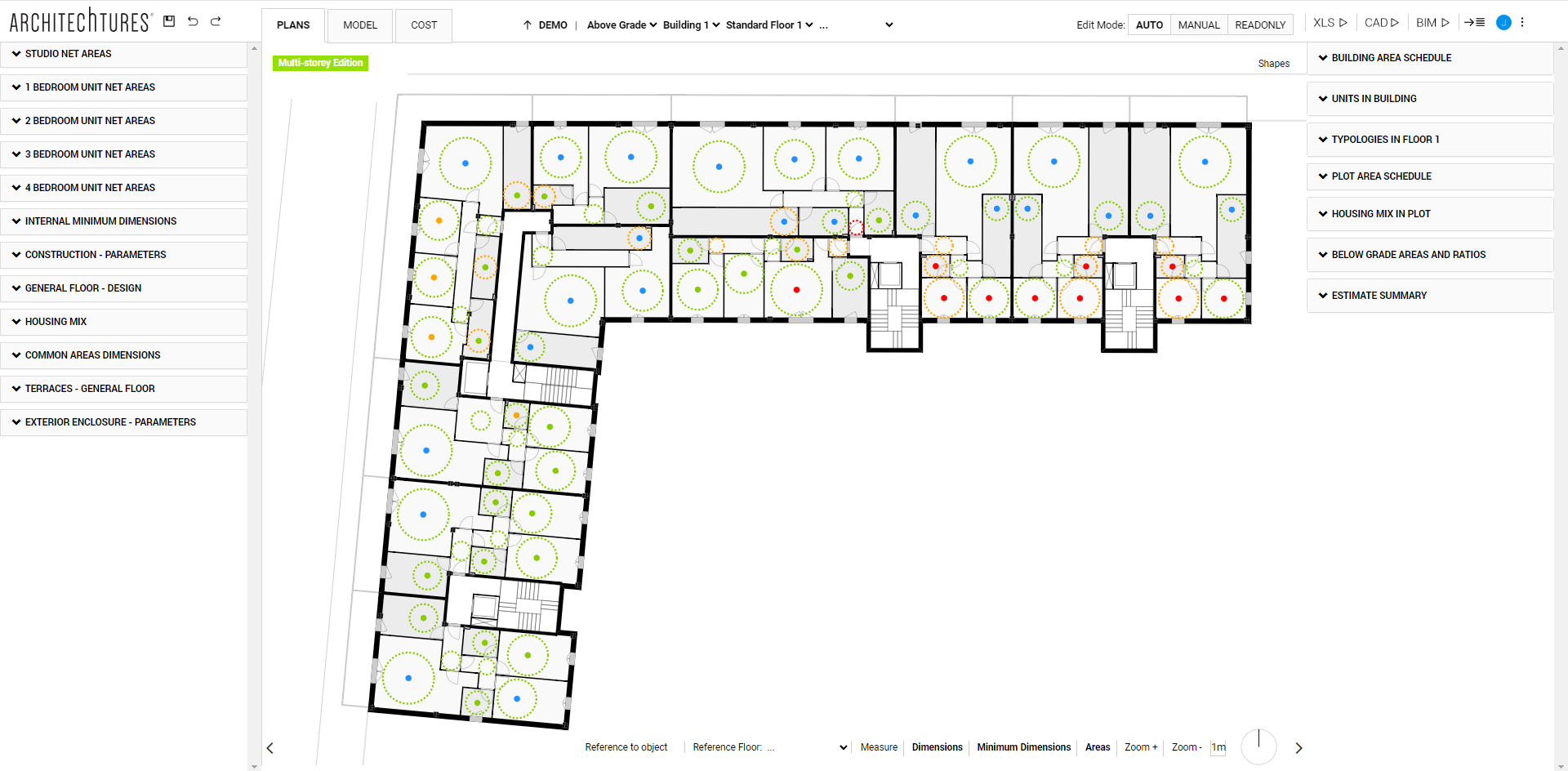 Editing modes: Auto and Manual - Architechtures