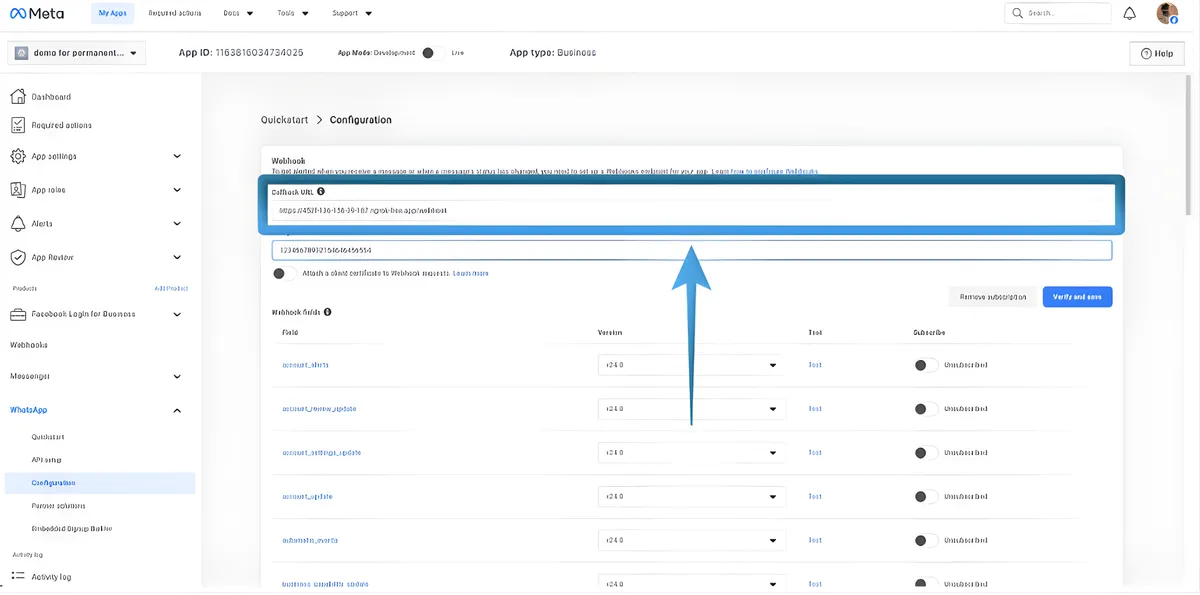 WhatsApp integration with RingQ Cloud PBX
