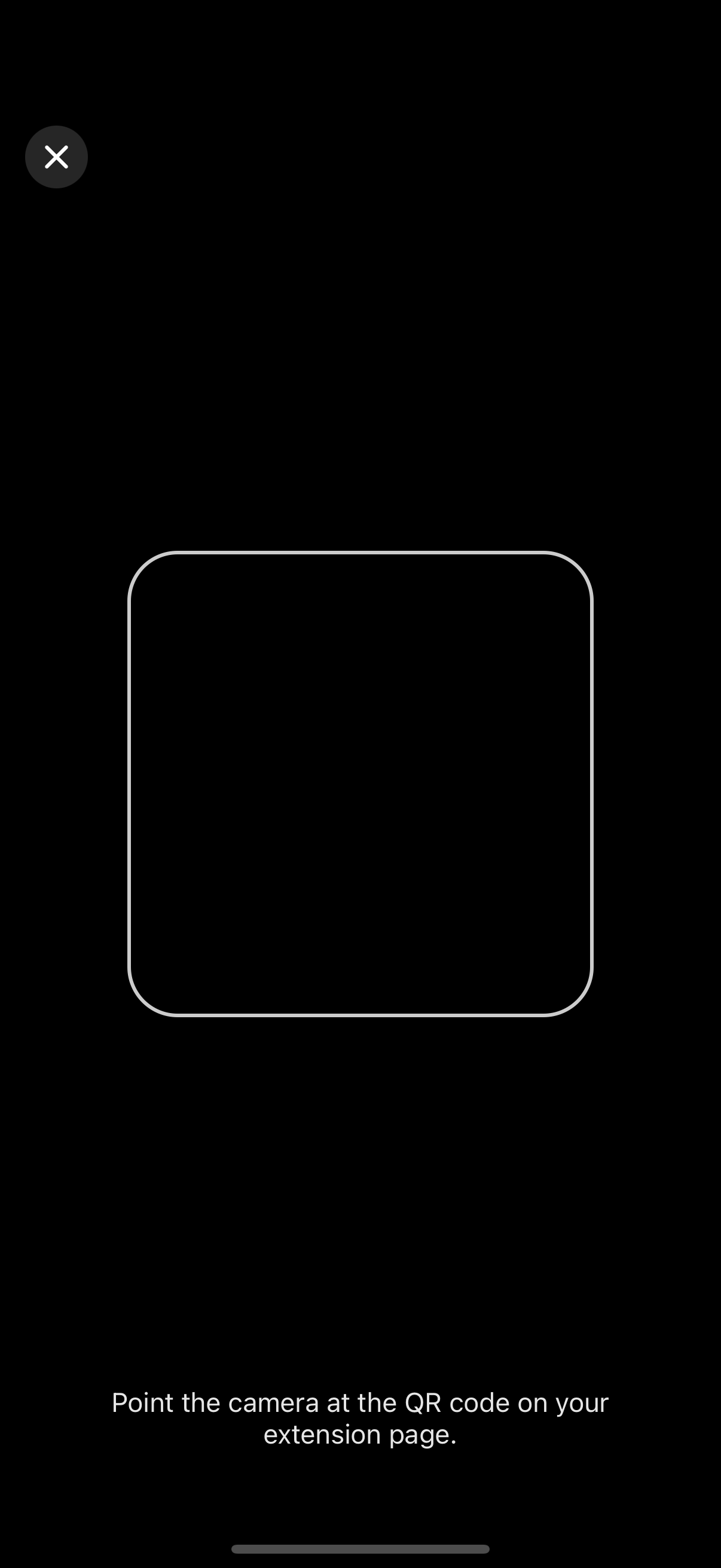 Scanning a RingQ sign-in QR code with the phone camera
