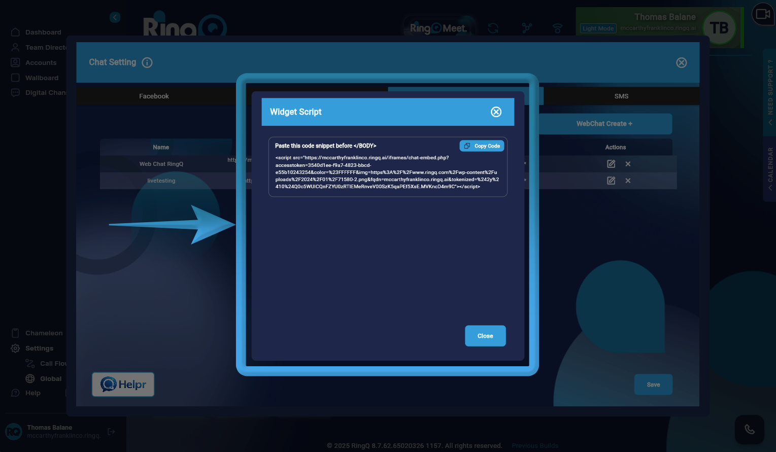 Widget Script