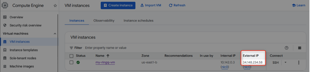 External IP