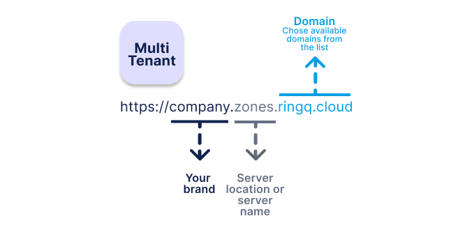 multitenant url