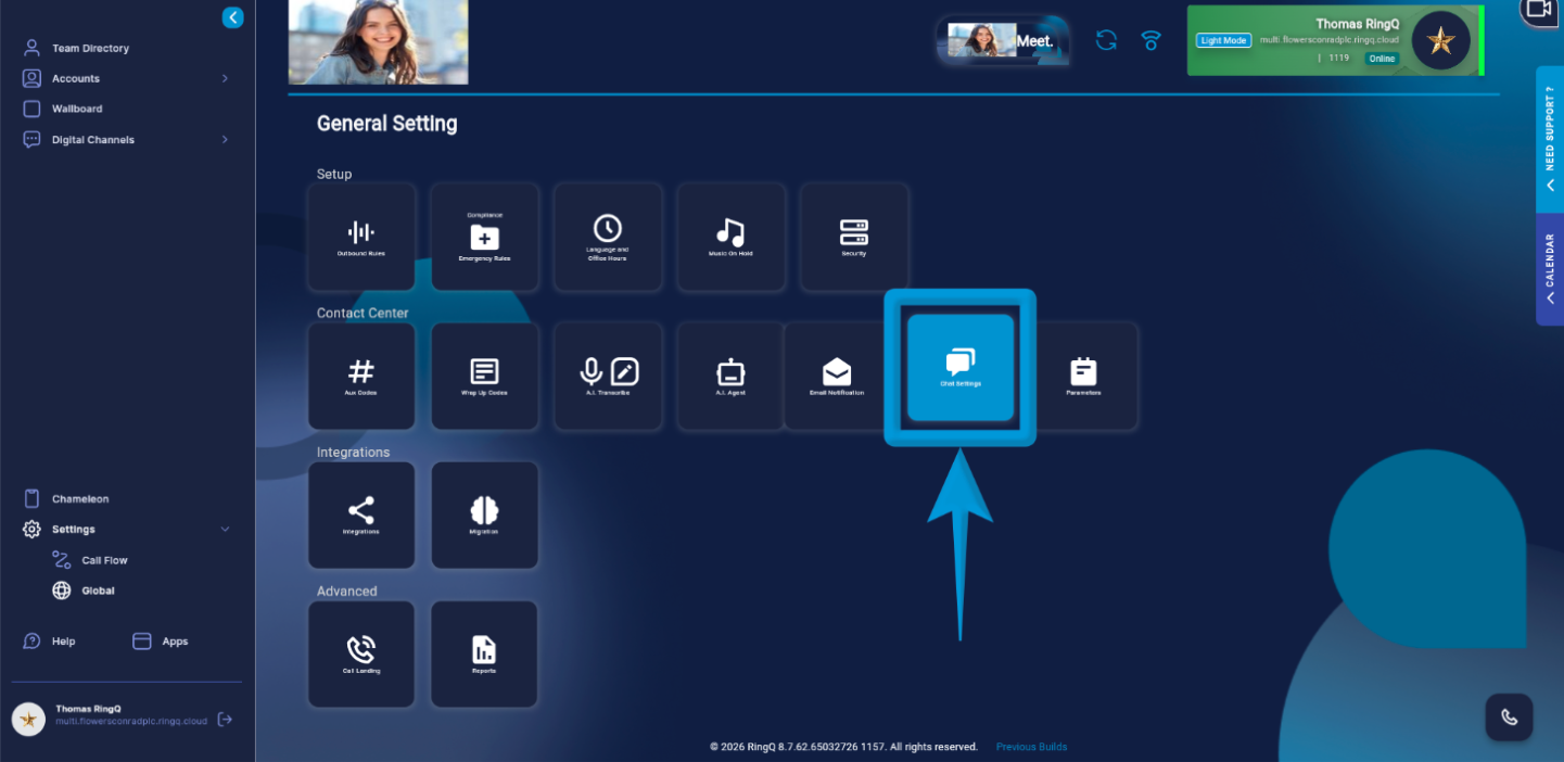 Chat Settings