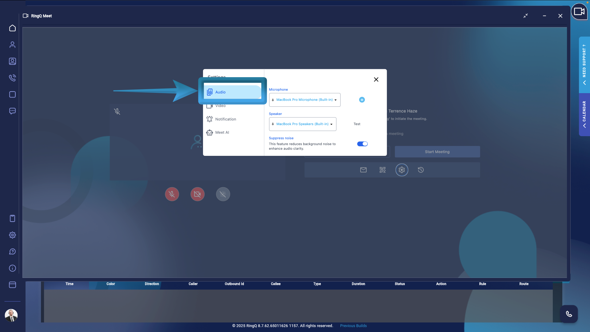 Audio Settings