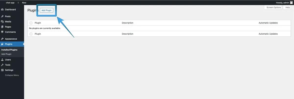 Add a WordPress Plugin