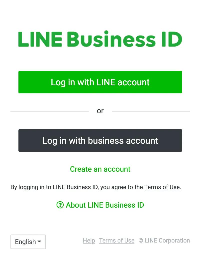 LINE login-dialog