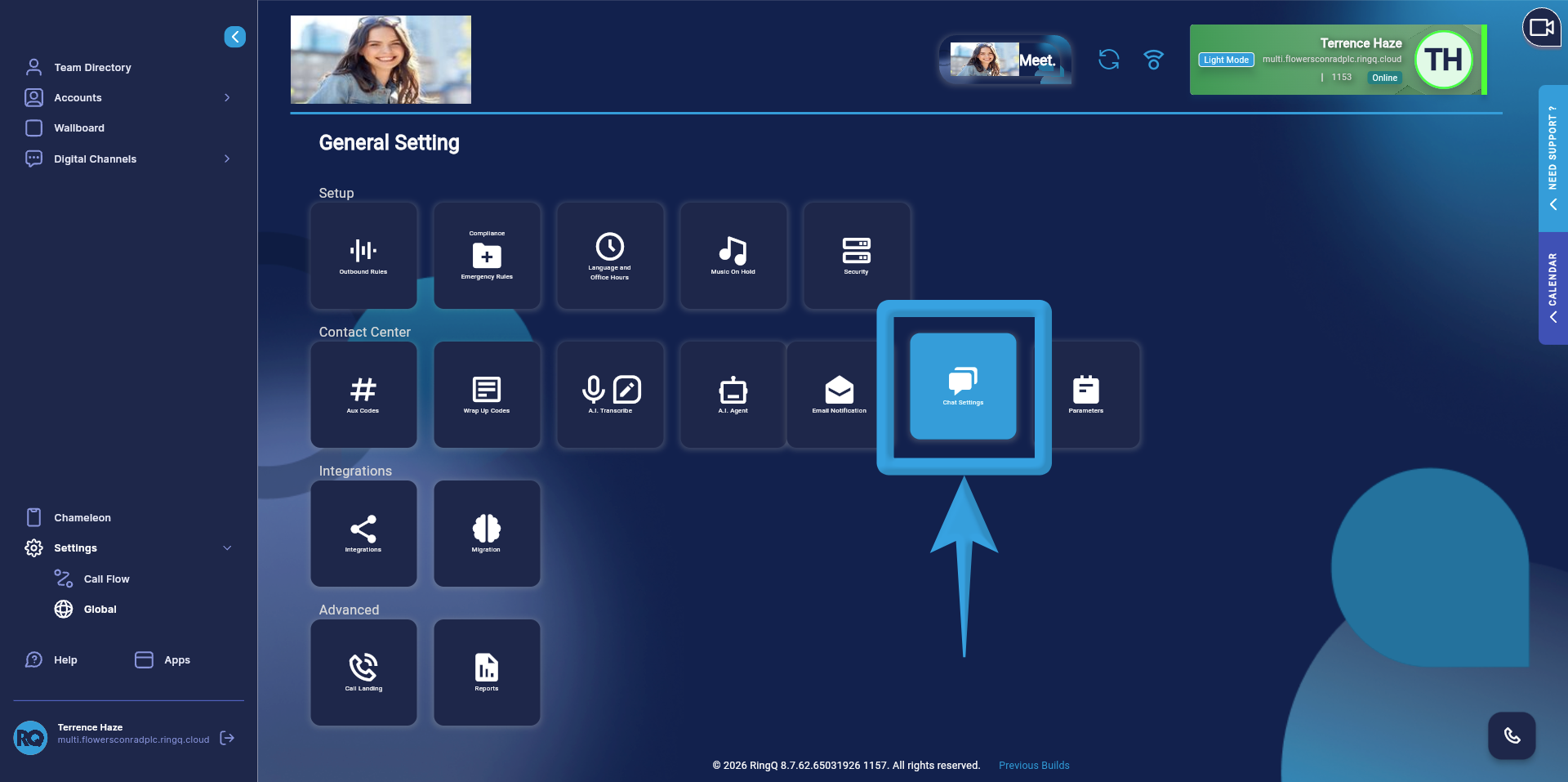 Chat Settings