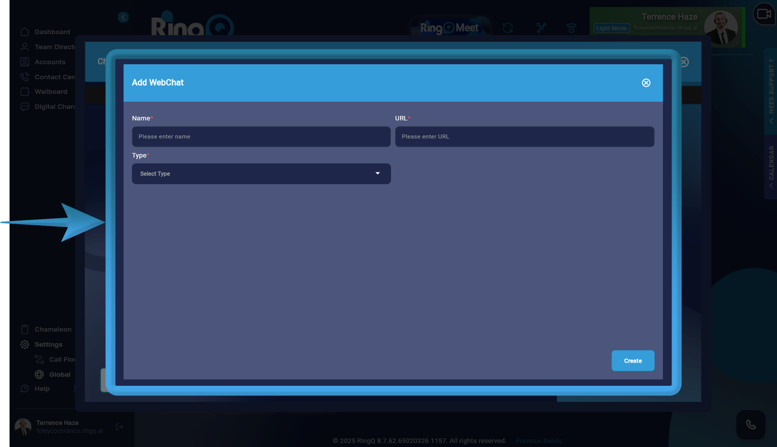 Add a web chat