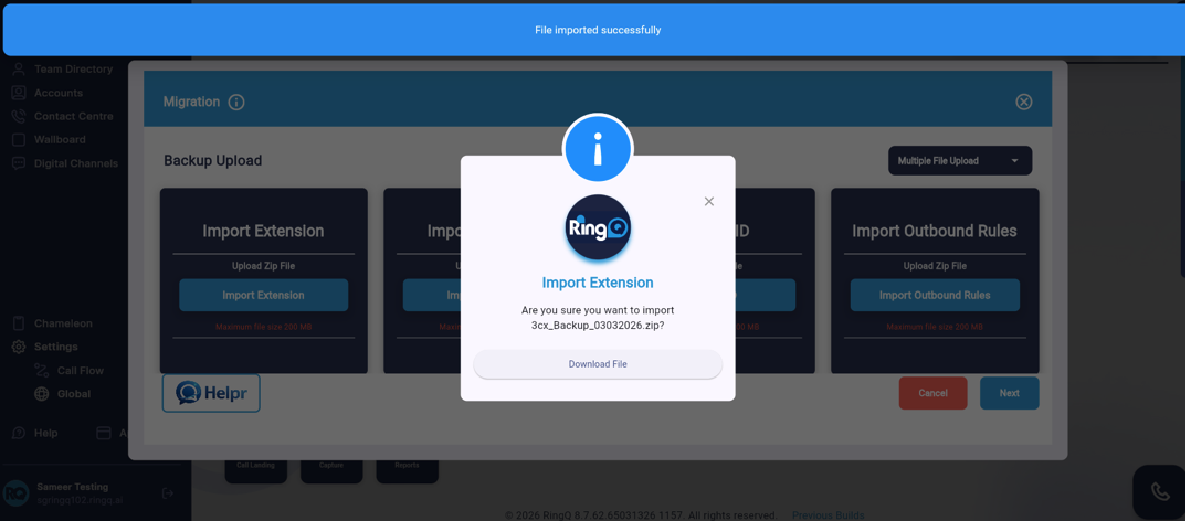 Import Extension