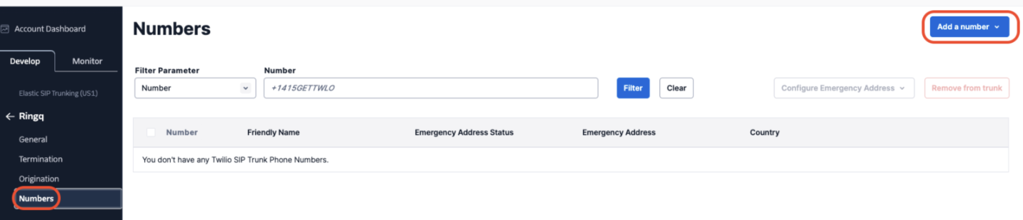Add a DID number