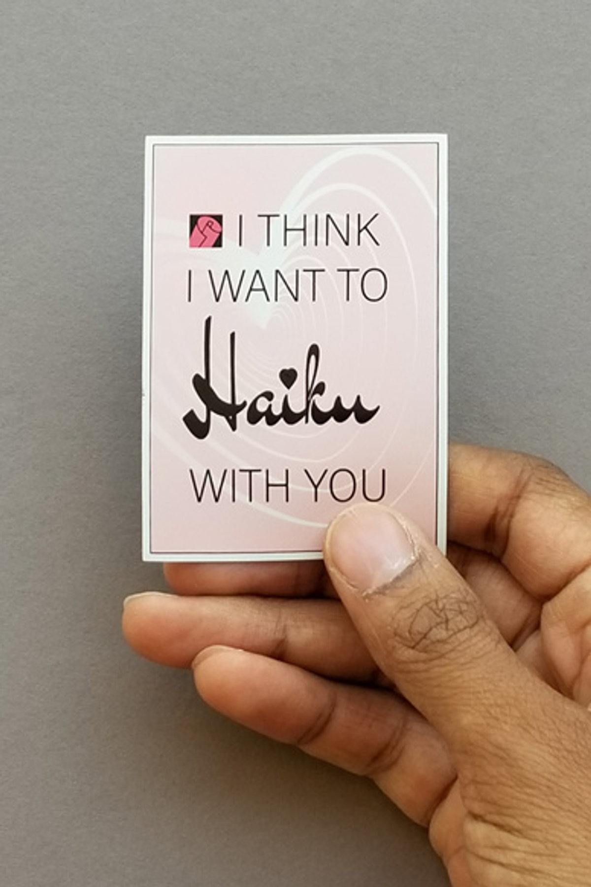 Magnet: I Think I Want to Haiku With You