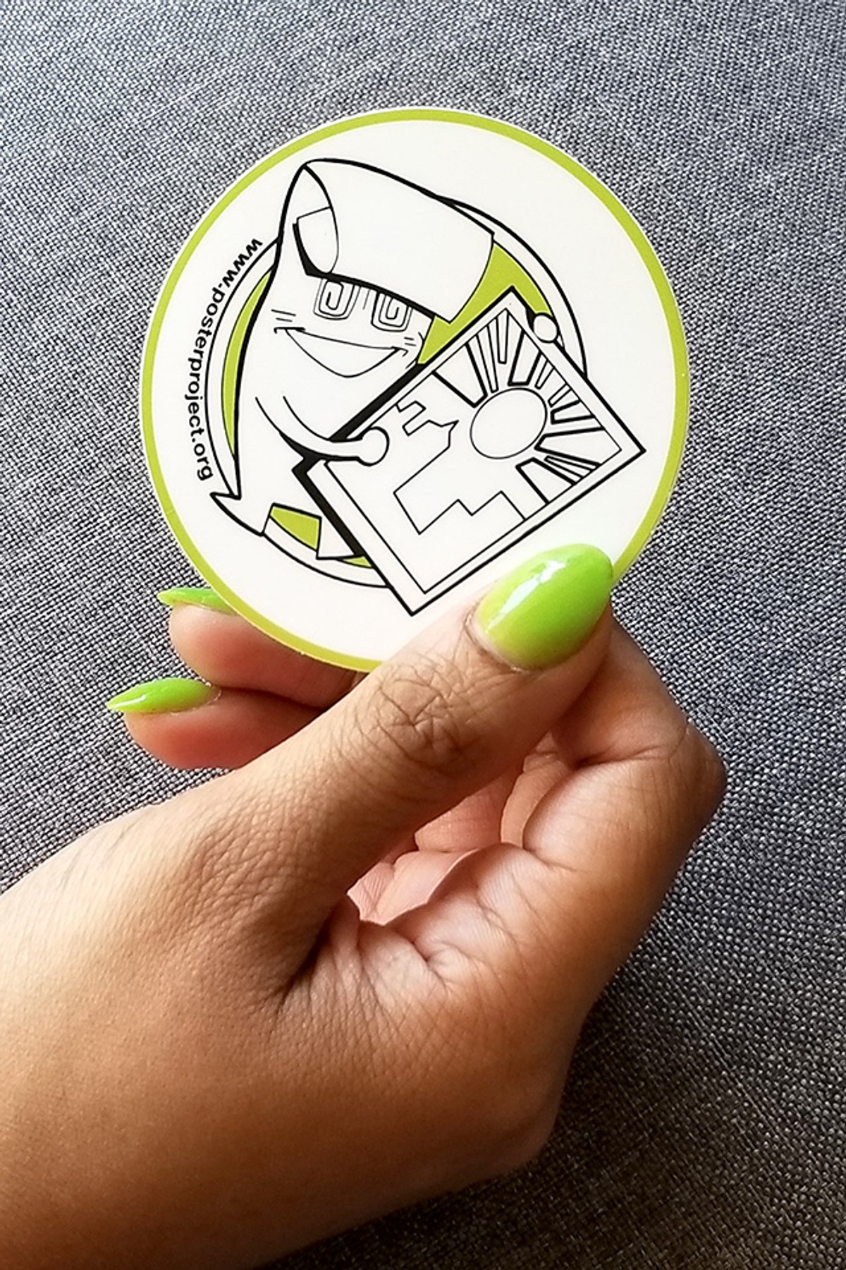 Mascot sticker