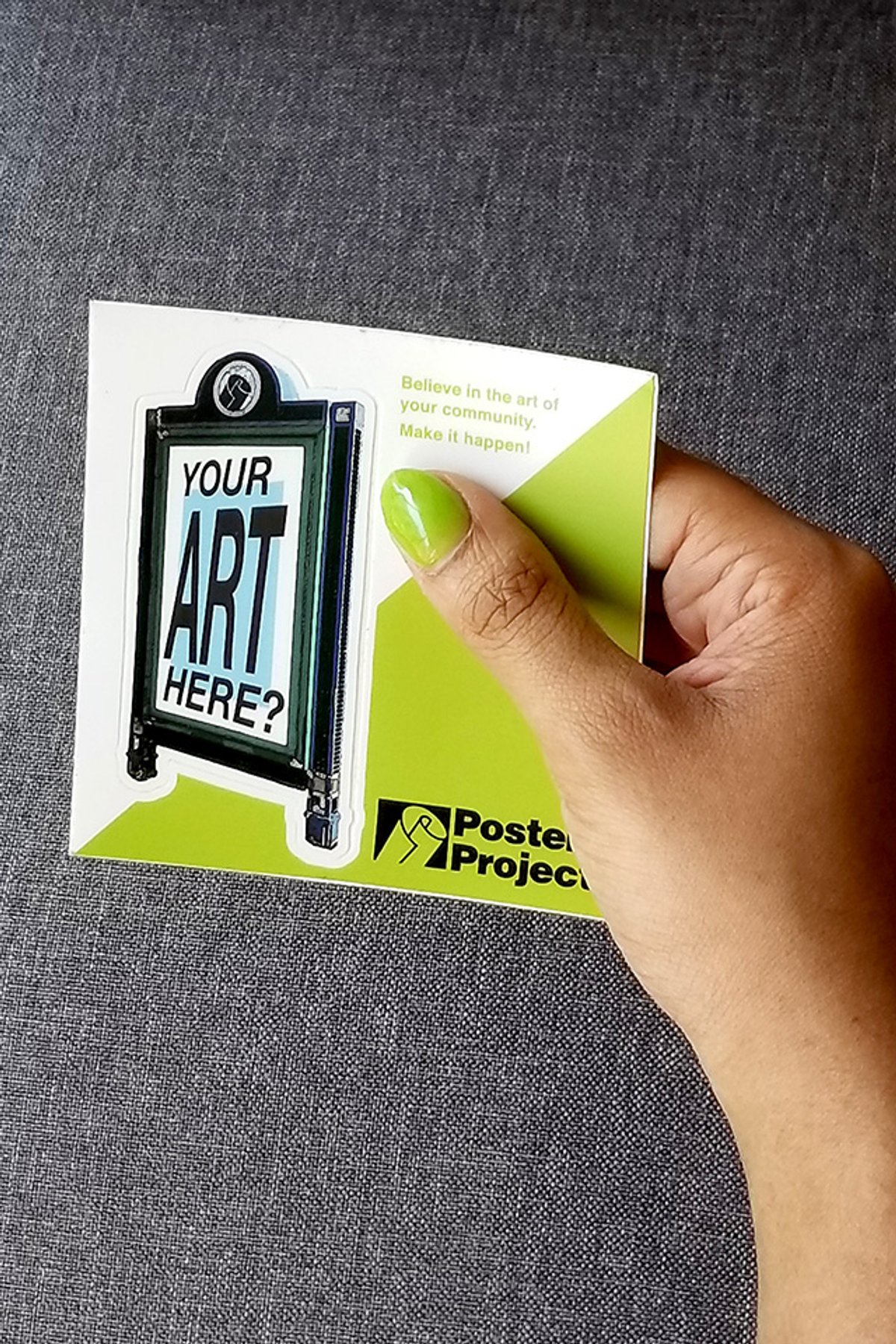 Kiosk sticker