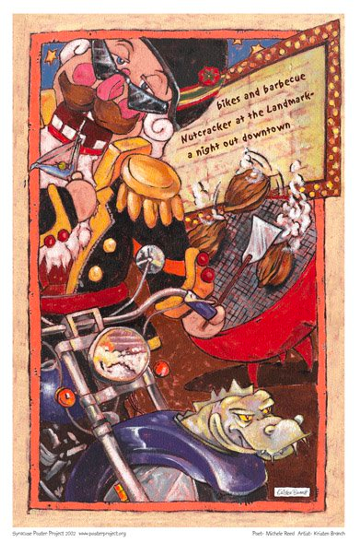 bikes and barbecue
Nutcracker at the Landmark—
a night out downtown Bikes and Barbecue