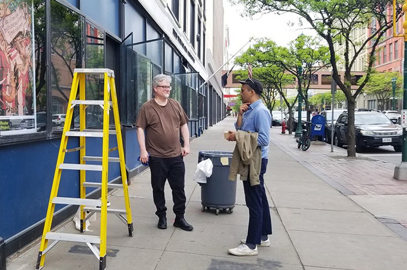 Poster installation, Post office 2025