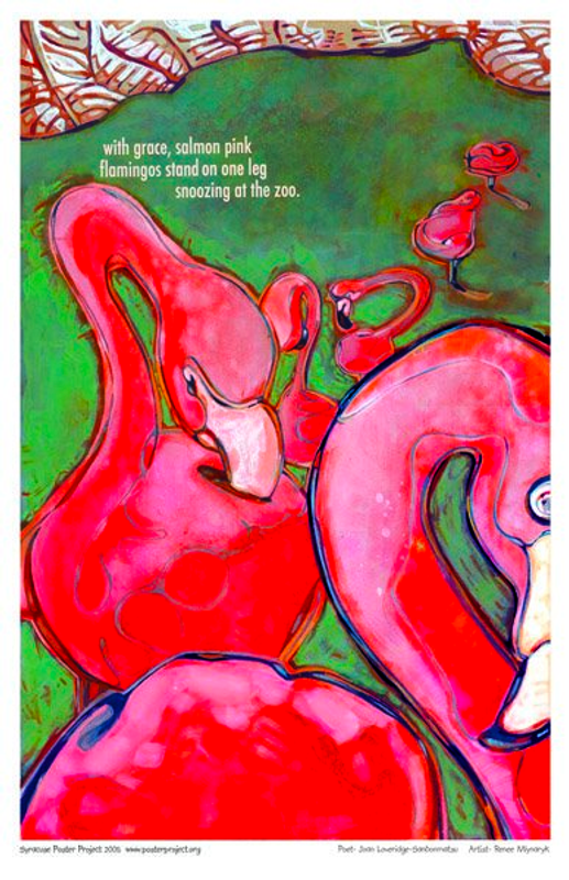 2005 Poster: With Grace, Salmon Pink